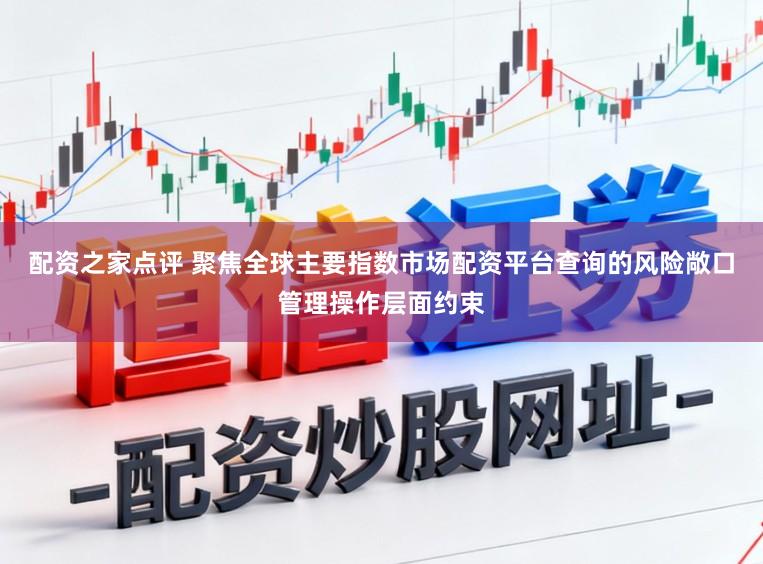 配资之家点评 聚焦全球主要指数市场配资平台查询的风险敞口管理操作层面约束