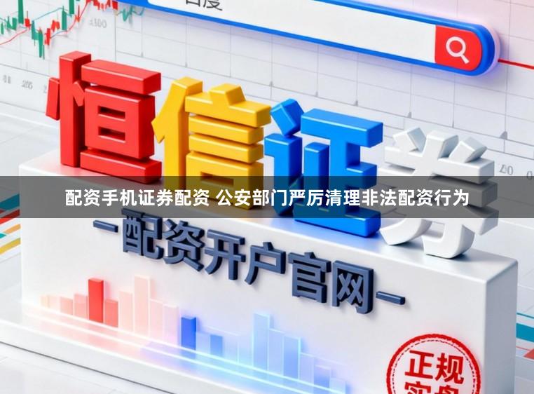 配资手机证券配资 公安部门严厉清理非法配资行为