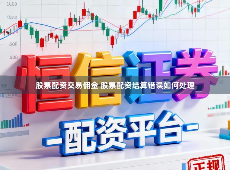 股票配资交易佣金 股票配资结算错误如何处理